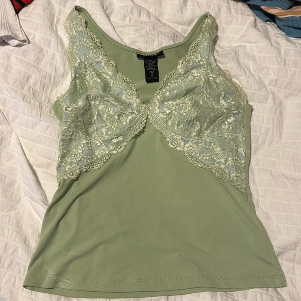 Vintage Express lace tank top